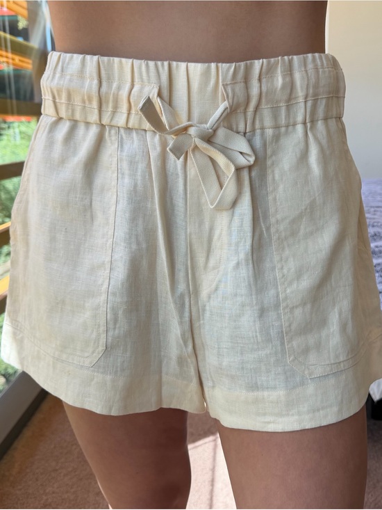 A.L.C. Pants - A.L.C. Cream Summer Shorts
